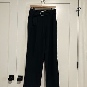 A New Day Black Pant with Belt NWT